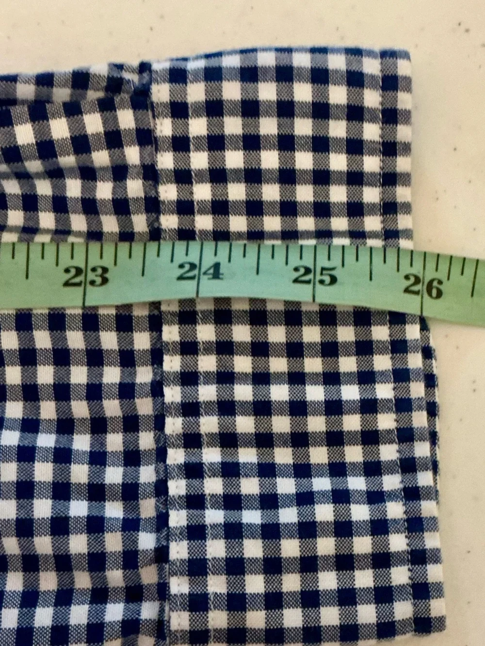 J.Crew Slim Fit Lightweight Oxford Blue & White Button Down Shirt L